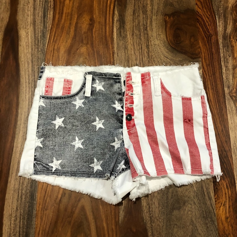 American Flag Shorts